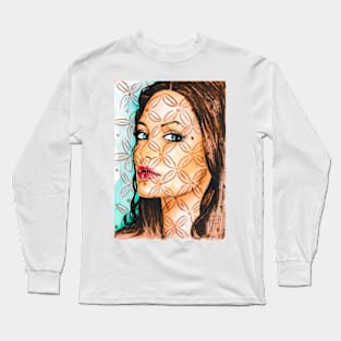 Angelina Jolie Long Sleeve T-Shirt